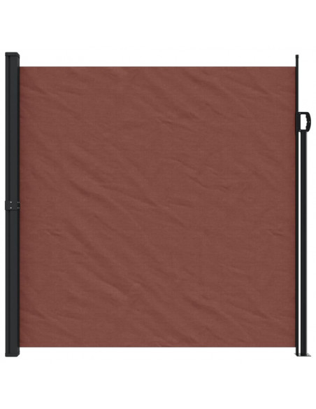 Tenda da Sole Laterale Retrattile Marrone 200x600 cm
