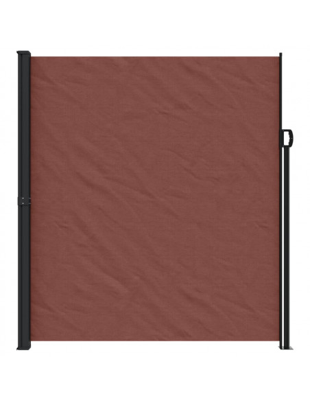 Tenda da Sole Laterale Retrattile Marrone 220x500 cm