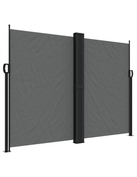 Tenda da Sole Laterale Retrattile Antracite 180x600 cm