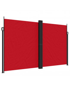 Tenda da Sole Laterale Retrattile Rossa 200x600 cm 2