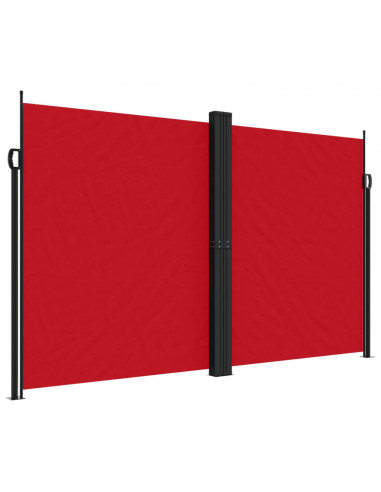 Tenda da Sole Laterale Retrattile Rossa 200x600 cm