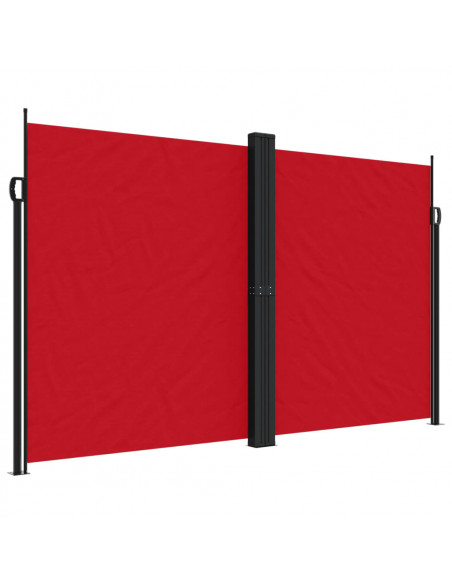 Tenda da Sole Laterale Retrattile Rossa 200x600 cm
