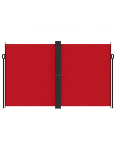 Tenda da Sole Laterale Retrattile Rossa 200x600 cm