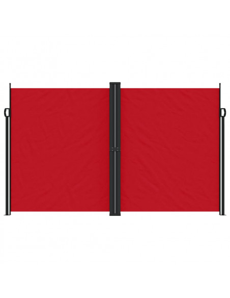 Tenda da Sole Laterale Retrattile Rossa 200x600 cm