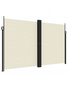 Tenda da Sole Laterale Retrattile Crema 200x600 cm 2