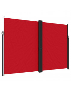 Tenda da Sole Laterale Retrattile Rossa 220x600 cm 2