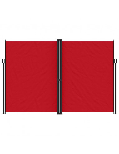 Tenda da Sole Laterale Retrattile Rossa 220x600 cm
