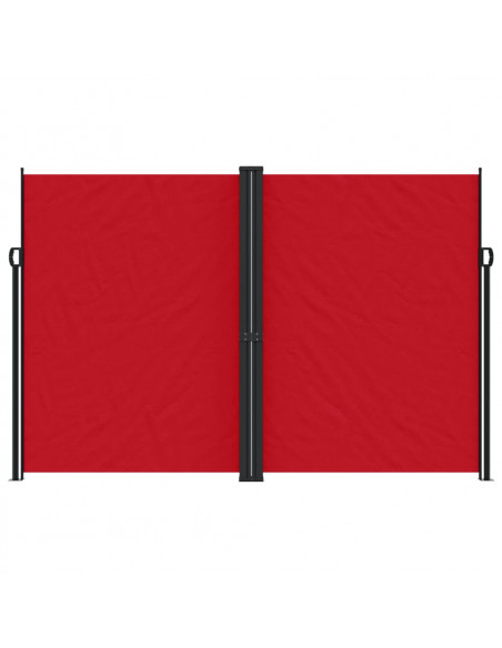 Tenda da Sole Laterale Retrattile Rossa 220x600 cm