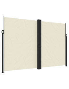 Tenda da Sole Laterale Retrattile Crema 220x600 cm 2
