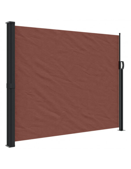 Tenda da Sole Laterale Retrattile Marrone 160x300 cm