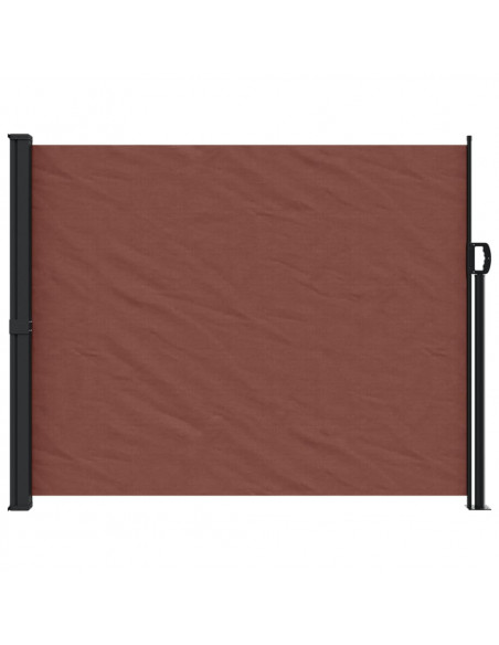 Tenda da Sole Laterale Retrattile Marrone 160x300 cm