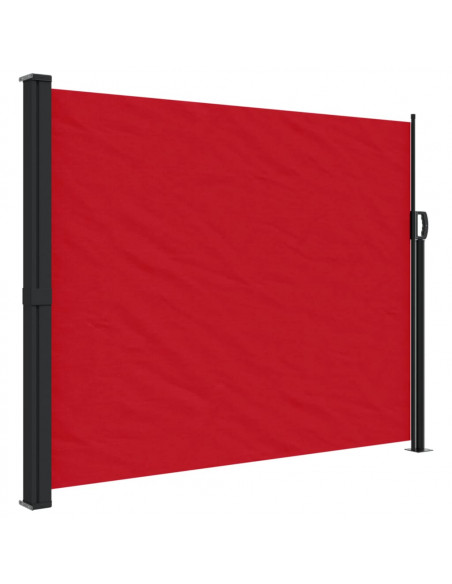 Tenda da Sole Laterale Retrattile Rossa 160x600 cm