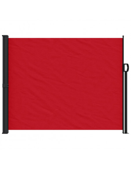 Tenda da Sole Laterale Retrattile Rossa 160x600 cm