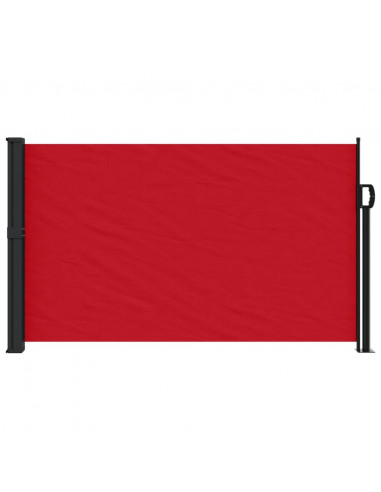 Tenda da Sole Laterale Retrattile Rossa 120x600 cm