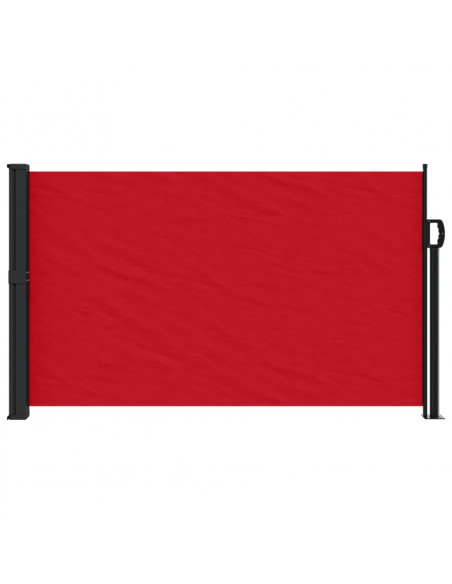 Tenda da Sole Laterale Retrattile Rossa 120x600 cm