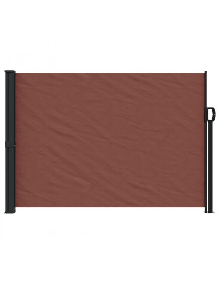 Tenda da Sole Laterale Retrattile Marrone 140x500 cm