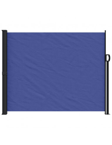Tenda da Sole Laterale Retrattile Blu 160x500 cm