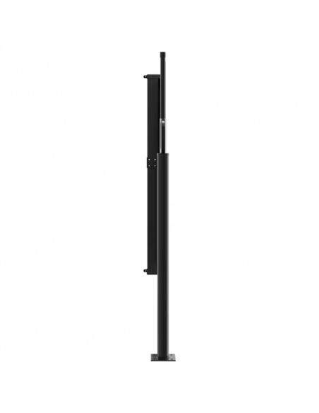 Tenda da Sole Laterale Retrattile Nera 120x300 cm