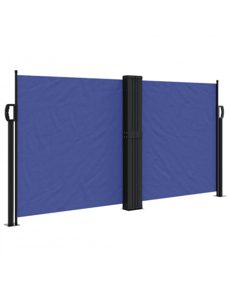 Tenda da Sole Laterale Retrattile Blu 120x600 cm