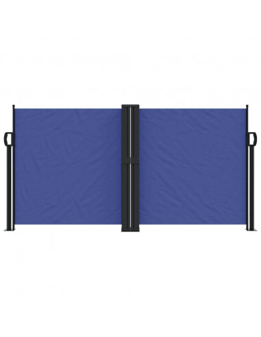 Tenda da Sole Laterale Retrattile Blu 120x600 cm