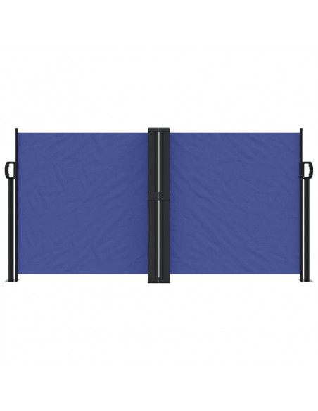 Tenda da Sole Laterale Retrattile Blu 120x600 cm