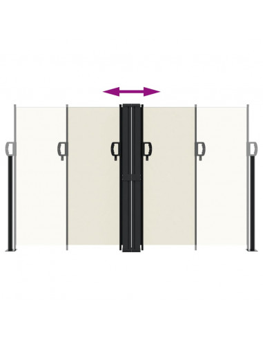 Tenda da Sole Laterale Retrattile Crema 140x600 cm