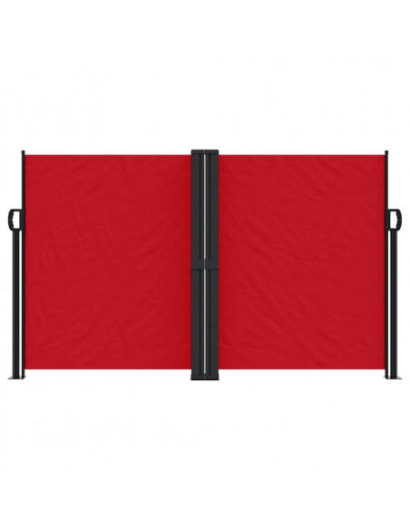Tenda da Sole Laterale Retrattile Rossa 140x600 cm