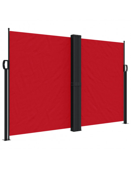 Tenda da Sole Laterale Retrattile Rossa 160x600 cm