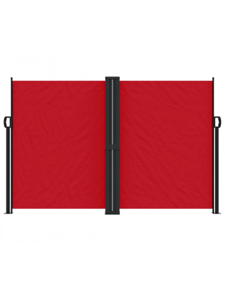 Tenda da Sole Laterale Retrattile Rossa 160x600 cm