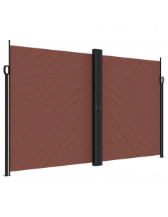 Tenda da Sole Laterale Retrattile Marrone 200x600 cm 2
