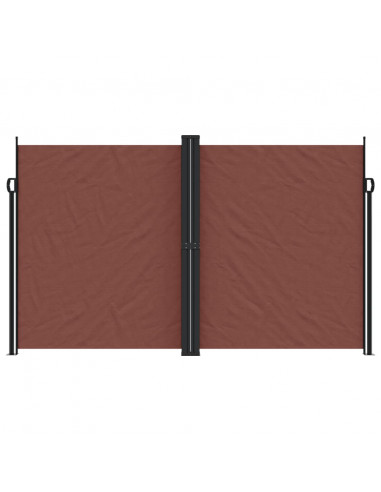 Tenda da Sole Laterale Retrattile Marrone 200x600 cm