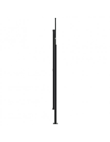 Tenda da Sole Laterale Retrattile Marrone 200x600 cm