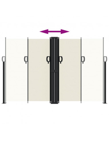 Tenda da Sole Laterale Retrattile Crema 160x600 cm