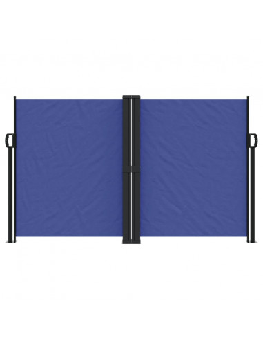 Tenda da Sole Laterale Retrattile Blu 140x600 cm