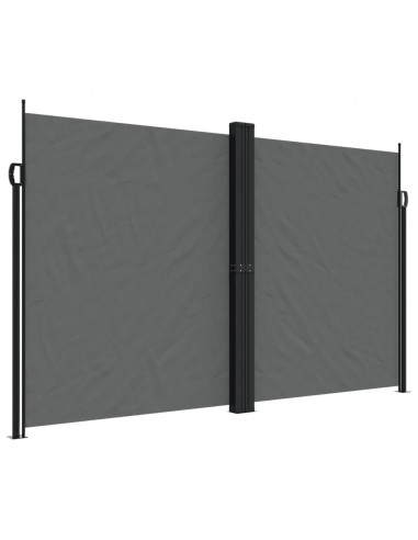 Tenda da Sole Laterale Retrattile Antracite 200x600 cm