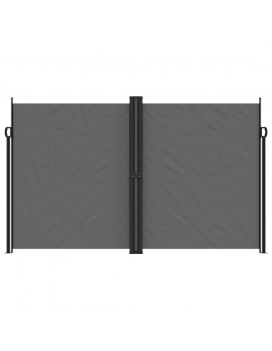 Tenda da Sole Laterale Retrattile Antracite 200x600 cm