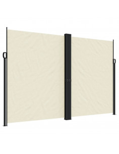Tenda da Sole Laterale Retrattile Crema 220x600 cm 2