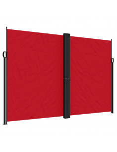 Tenda da Sole Laterale Retrattile Rossa 220x600 cm 2