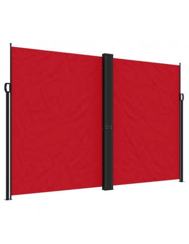 Tenda da Sole Laterale Retrattile Rossa 220x600 cm