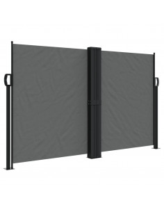 Tenda da Sole Laterale Retrattile Antracite 140x600 cm 2