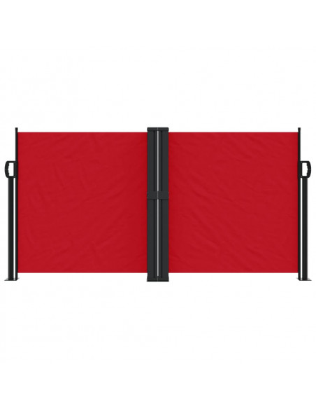 Tenda da Sole Laterale Retrattile Rossa 120x1000 cm
