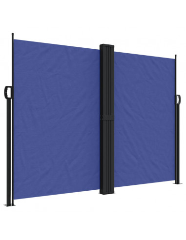 Tenda da Sole Laterale Retrattile Blu 180x600 cm