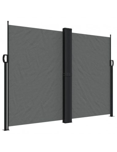Tenda da Sole Laterale Retrattile Antracite 180x600 cm