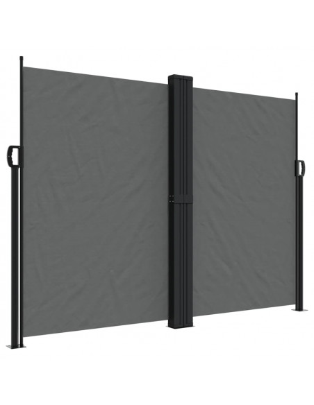 Tenda da Sole Laterale Retrattile Antracite 180x600 cm