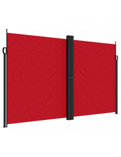 Tenda da Sole Laterale Retrattile Rossa 200x600 cm 2