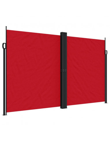 Tenda da Sole Laterale Retrattile Rossa 200x600 cm