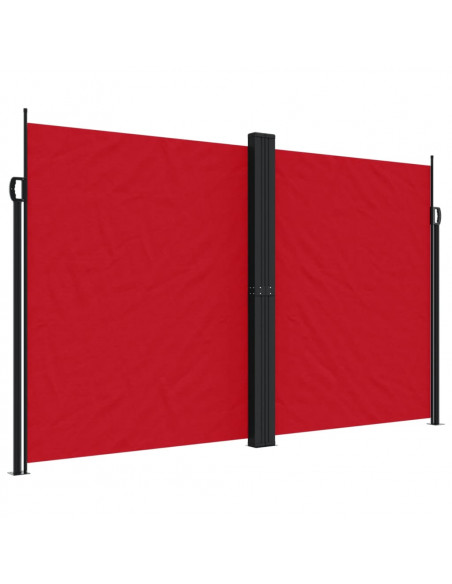 Tenda da Sole Laterale Retrattile Rossa 200x600 cm
