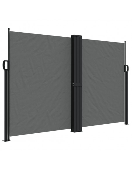 Tenda da Sole Laterale Retrattile Antracite 160x600 cm
