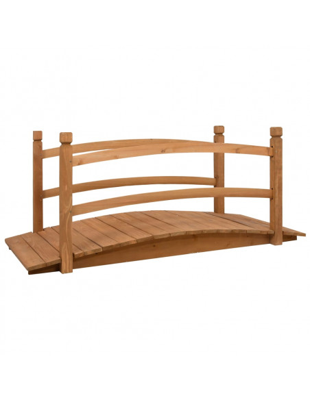 Ponte da Giardino 140x60x60 cm in Legno Massello di Abete