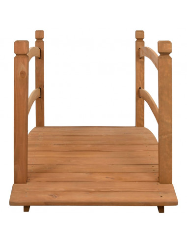 Ponte da Giardino 140x60x60 cm in Legno Massello di Abete